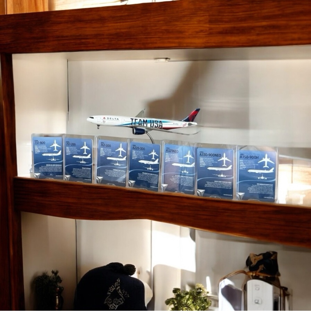 Sale! Delta Air Lines 2025 March Collectible Set Of 7 Pilot Trading Cards, New - Picture 3 of 16